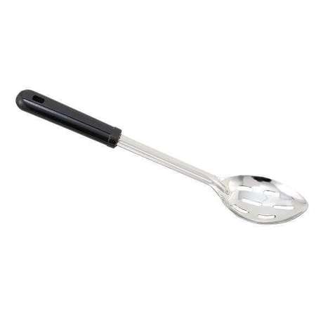 WINCO 13 Inches Slotted Basting Spoon Stainless Steel, PK12 BSSB-13